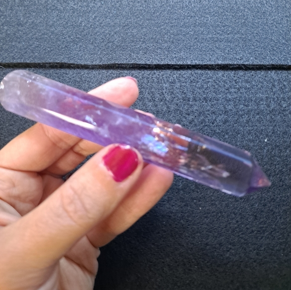 Purple Amethyst Crystal Massage Wand - Picture 4 of 5